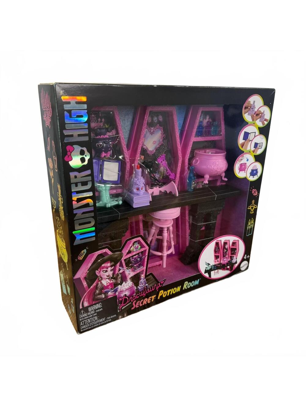 Monster High Draculaura Secret Potion Room Playset Mattel 2024 NEW Sealed